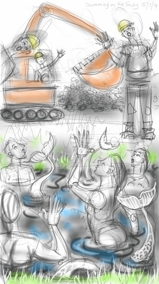 A swim down the River Sowy 2