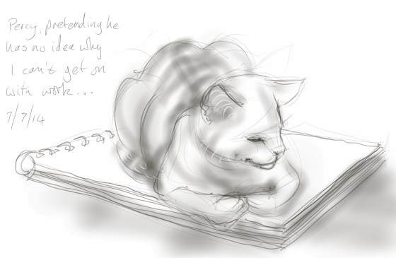 Percy Cat claims squatter's rights