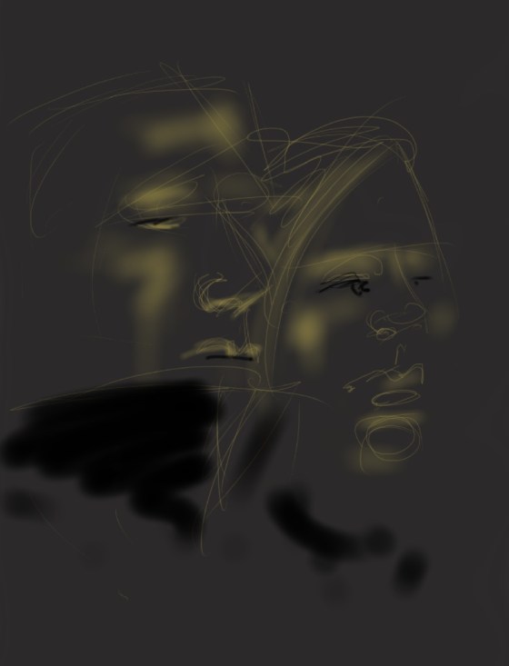 Shane & Jue in the dark