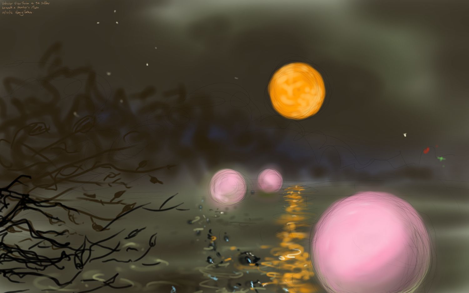 The Glow swim at Vobster Quay