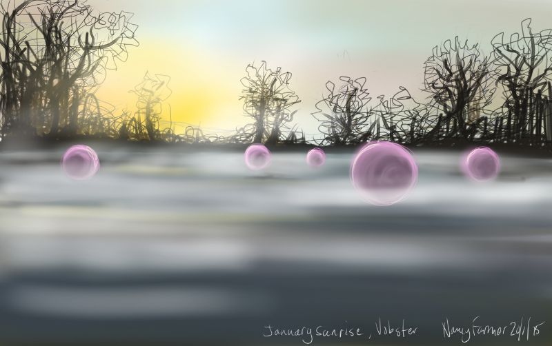 January Sunrise, Vobster Quay