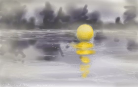 Fifty Shades of Grey and one extremely Yellow Buoy