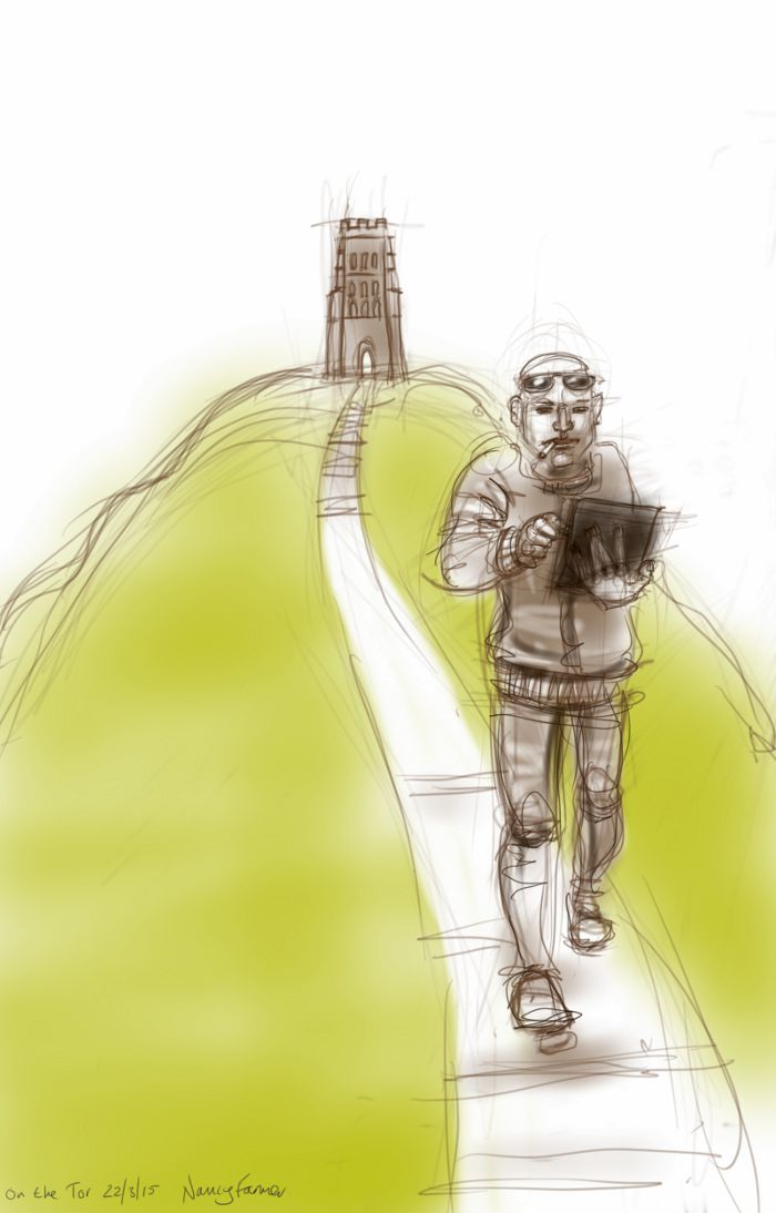 On Glastonbury Tor, if anyone noticed...