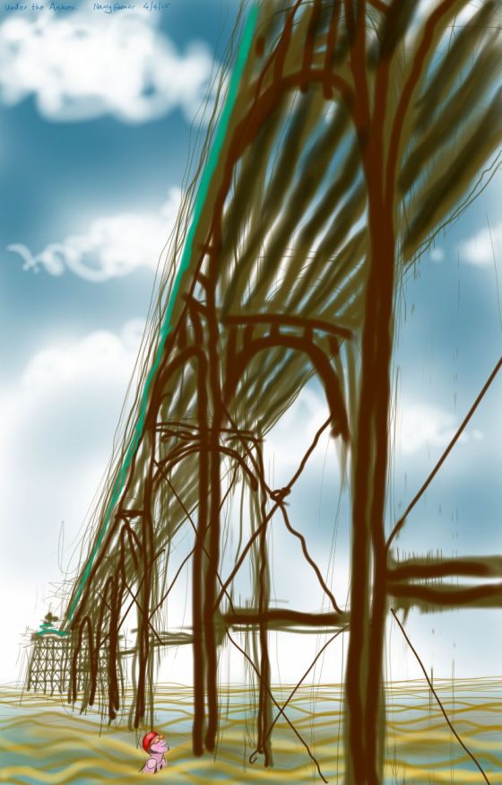 Beneath the Arches at Clevedon pier