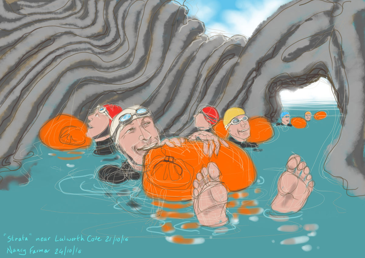 Strata at Lulworth bay