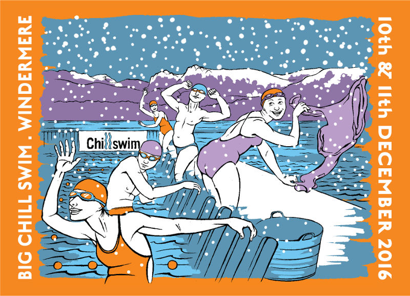 The Big Chill Swim postcard