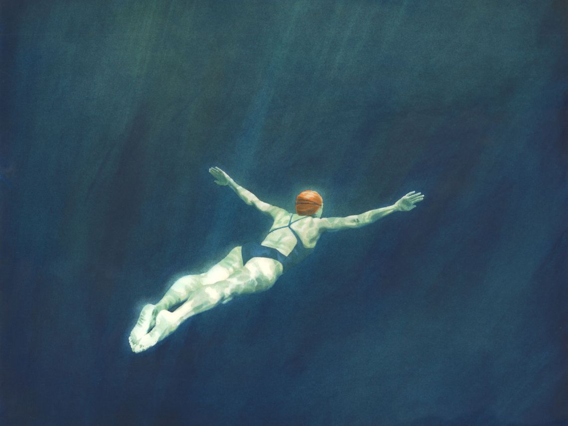 painting: Sara II / 'Into the Blue'