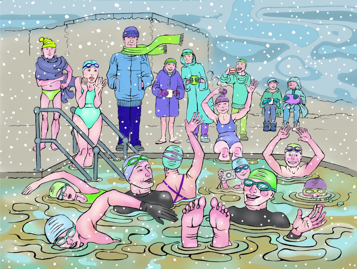 Clevedon Swimmers design