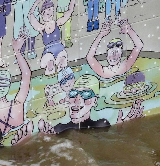 Lake Mural by Nancy Farmer