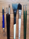 brushes, in order of appearance...