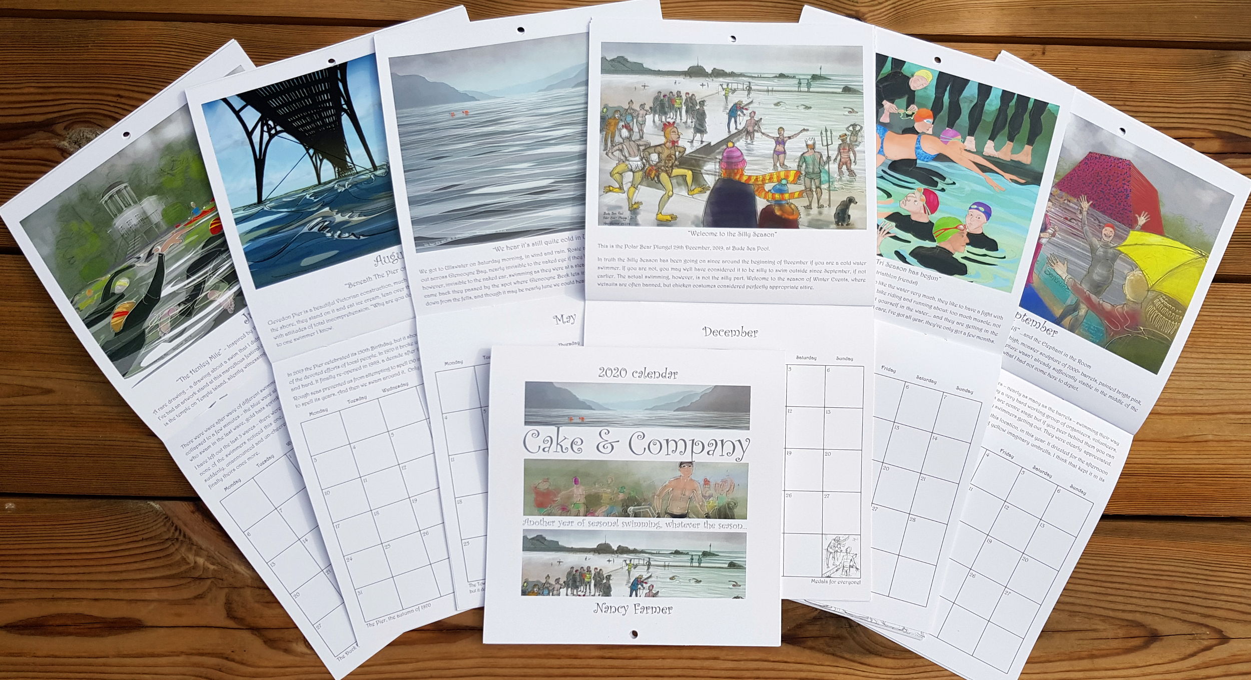 2020 calendar by Nancy Farmer