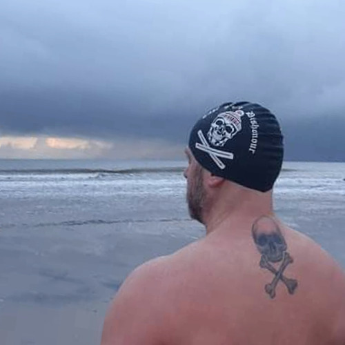 Matty Wiles in Cake before Dishonour hat.... with matching tattoo