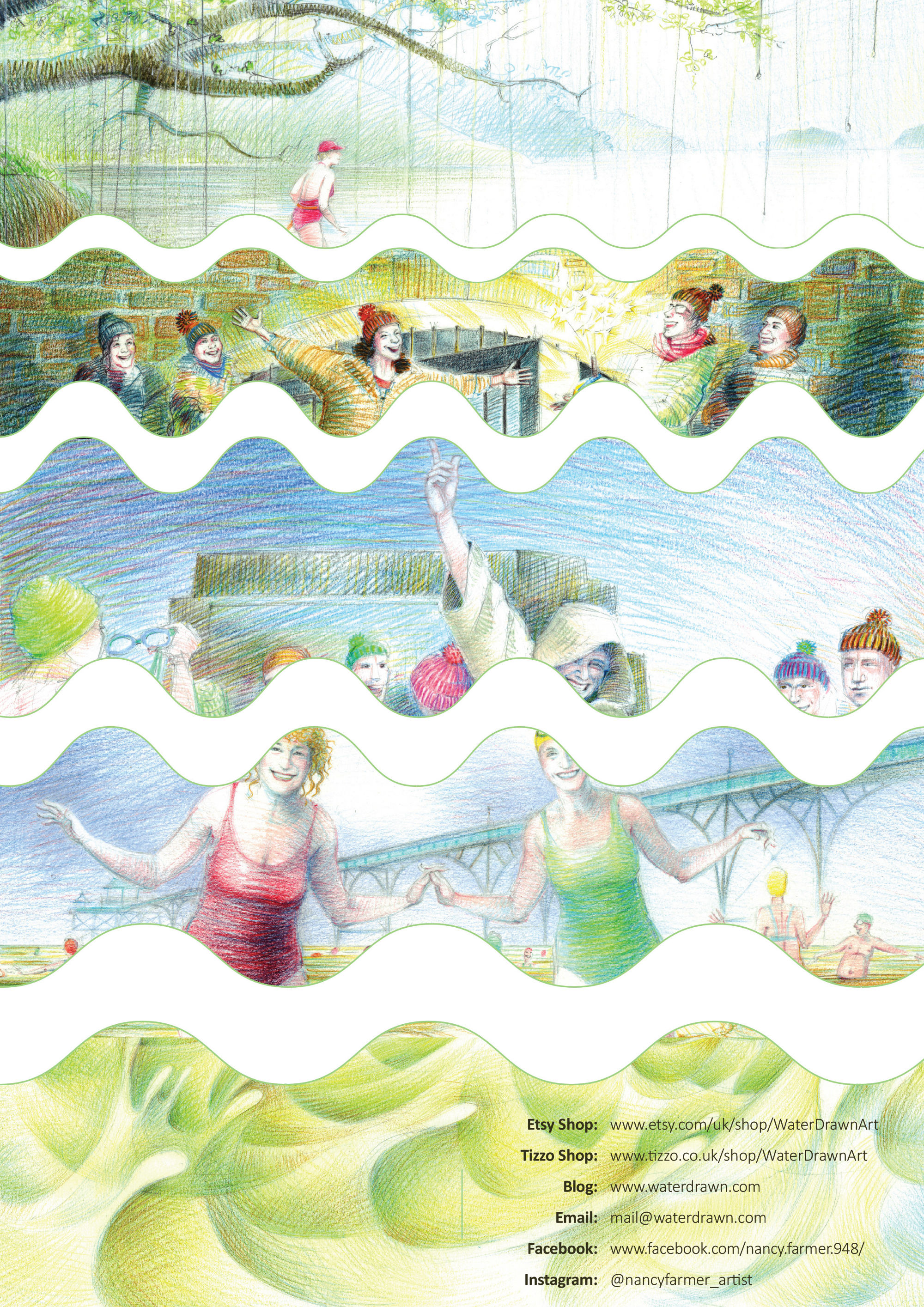 Nancy Farmer's calendar for 2026 - back cover