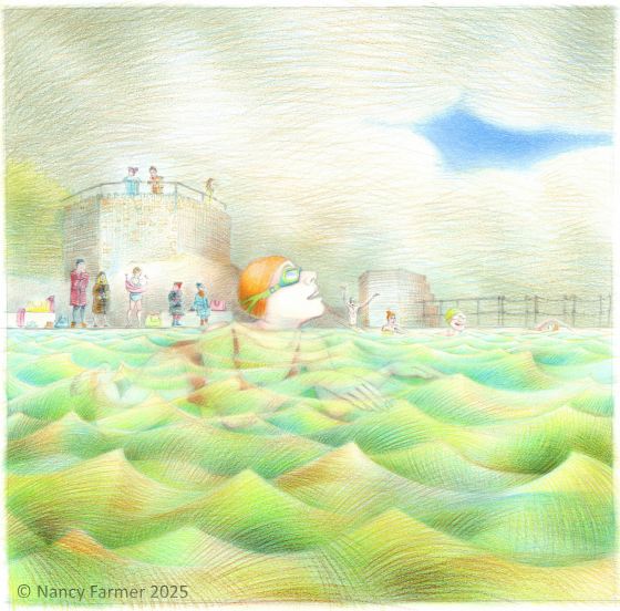 Version 2 of "Blue: Summer's Farewell Wink"