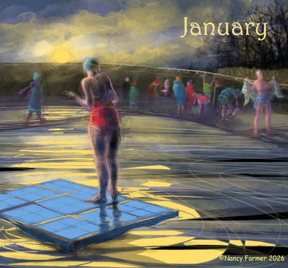 January from Nancy Farmer's 2027 calendar